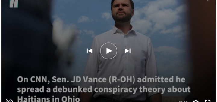 jd vance spreading lies