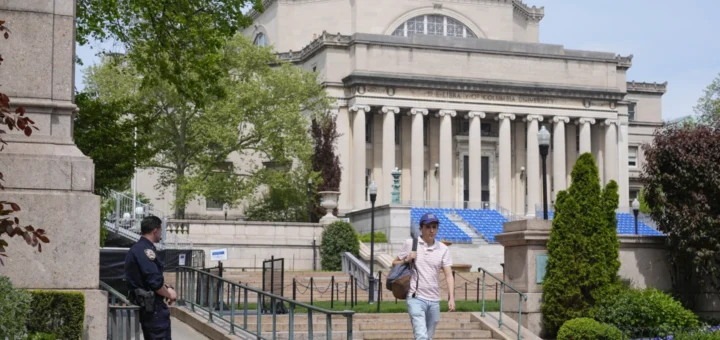 Columbia suspends over 65 students following pro-Palestinian protest in library