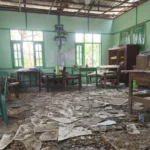 An airstrike in central Myanmar kills up to 22 people at a bombed school, reports say