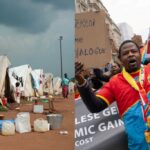South Sudanese returnees at a humanitarian shelter camp near Juba, South Sudan. British-Congolese protesters march through London demanding an end to mining exploitation and military abuse in the Democratic Republic of Congo.