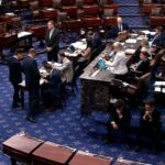 Senate voted early Friday to pass a massive $70 billion immigration enforcement package.