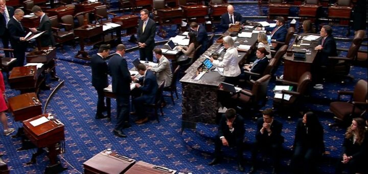 Senate voted early Friday to pass a massive $70 billion immigration enforcement package.